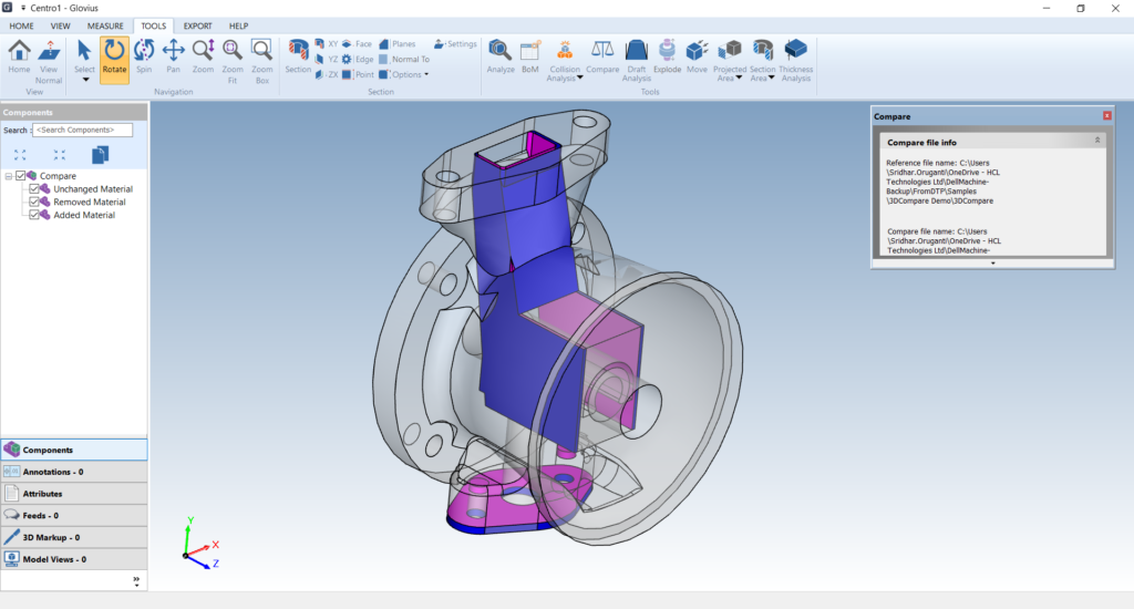 Compare 3D CAD Files