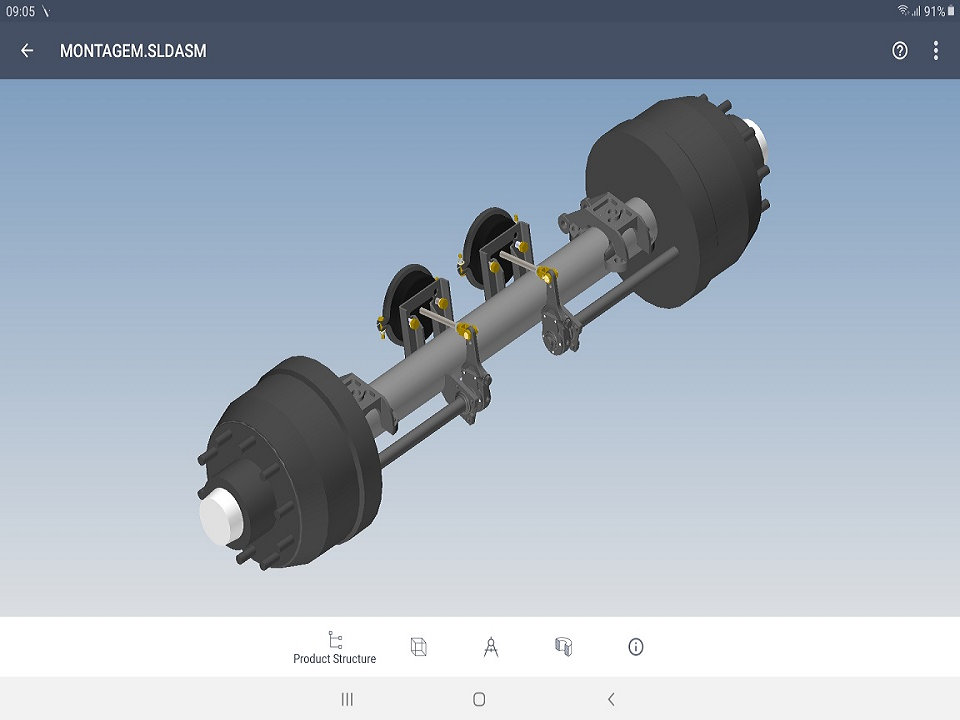 View CAD parts and assemblies on your Android device