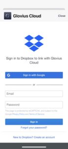Link Dropbox for automatic sync.