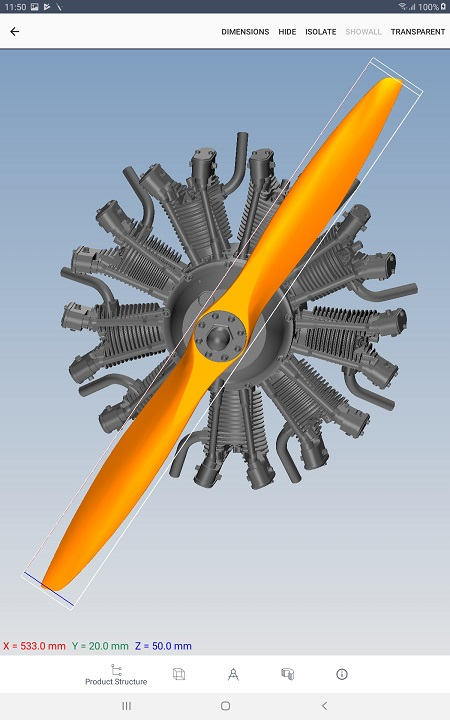 Quickly check component dimensions
