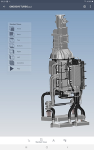 Take measurements on your 3d files on Android Tablet