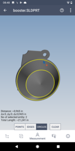 Measure 3D CAD model