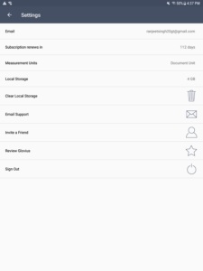 View account information