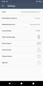 View account information