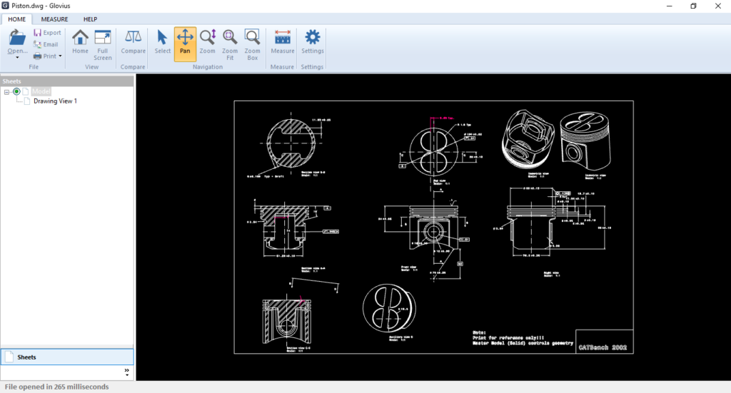 2D CAD Viewer