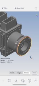 Measure CAD file